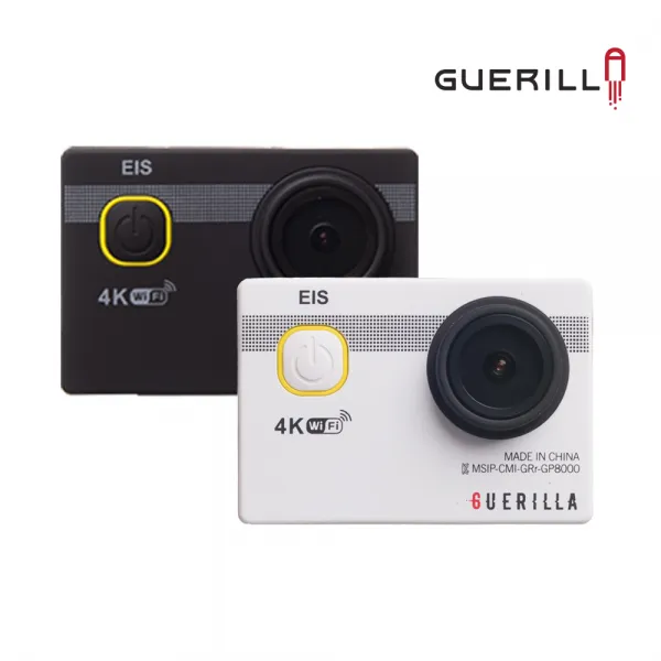 게릴라 액션캠 PRO8500 4K UHD WIFI지원 손떨림방지, 블랙
