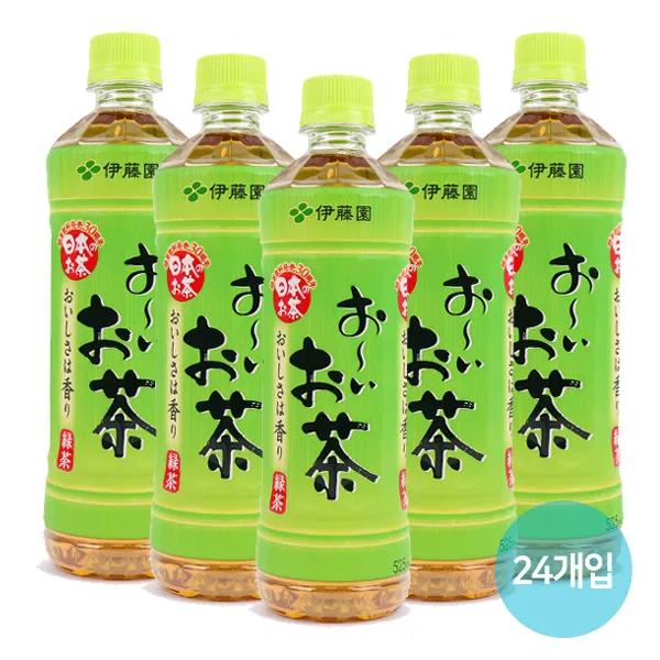 농심 이토엔 오이오차 녹차 525mlx24개입, 24개입, 525ml