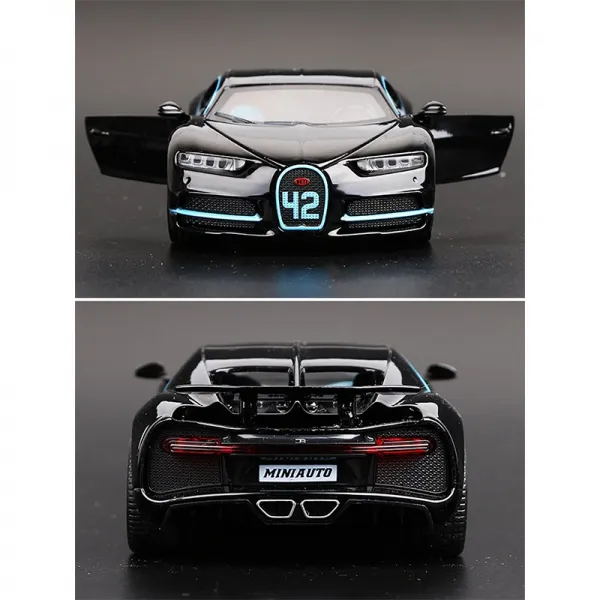 YK Bugatti 스포츠카 모형 모음, 블루(박스)