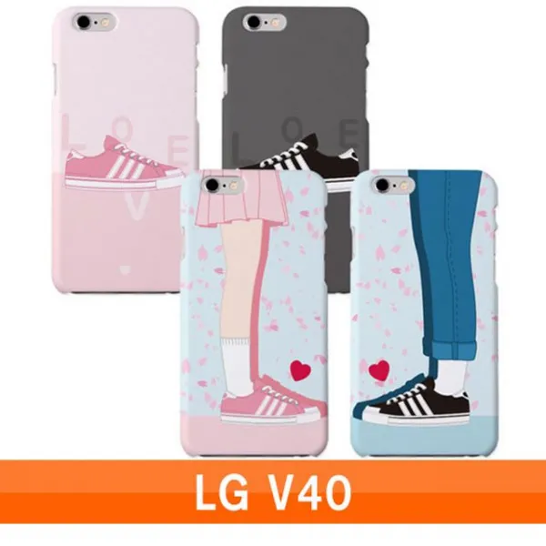 덕&컴 Lg V40 하트스텝 V409 하드 케이스 젤리케이스 하드케이스