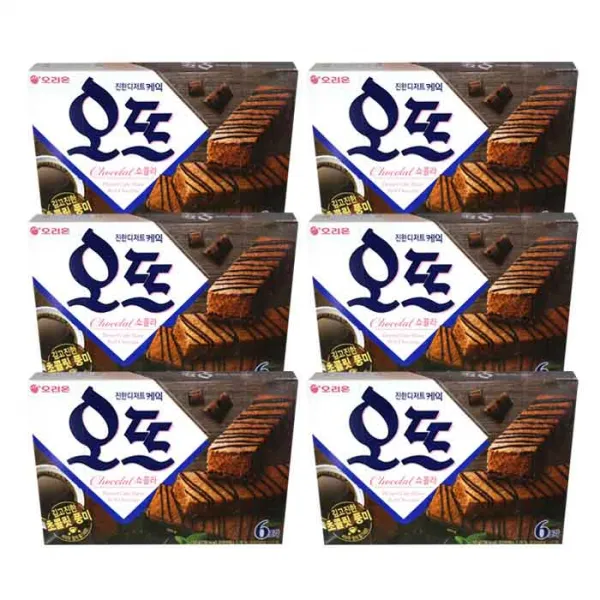 오리온 오뜨 쇼콜라 6조각, 6개