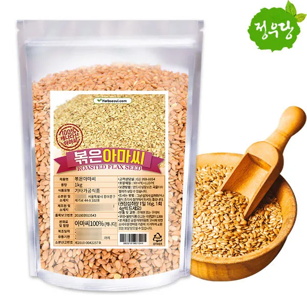 정우당 볶은 아마씨, 1kg, 4개