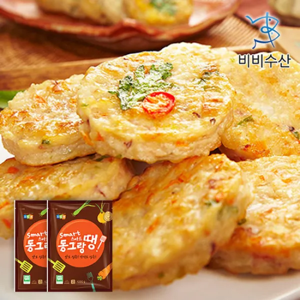 비비수산 실속형 스마트 동그랑땡1kg 1+1 1팩