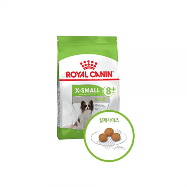 로얄캐닌 8세이상 노령견 _ 엑스스몰 어덜트 8+ 1.5kg 1개