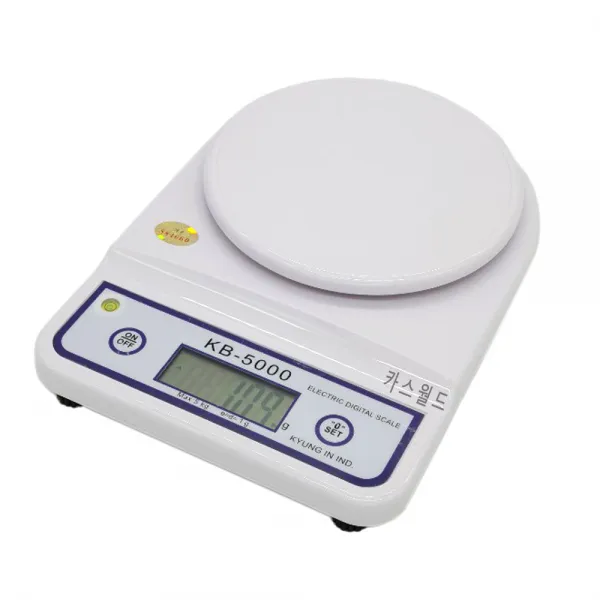 경인산업 5kg 계량 주방 전자저울 Kb 5000