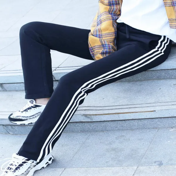 Qterra 특허브랜드 P190107239 트레이닝 캐주얼 스판 팬츠 면 밴딩청바지