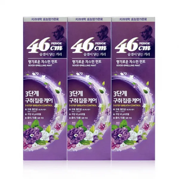 페리오 46cm 굿스멜링민트 치약 100g 3개, 1개