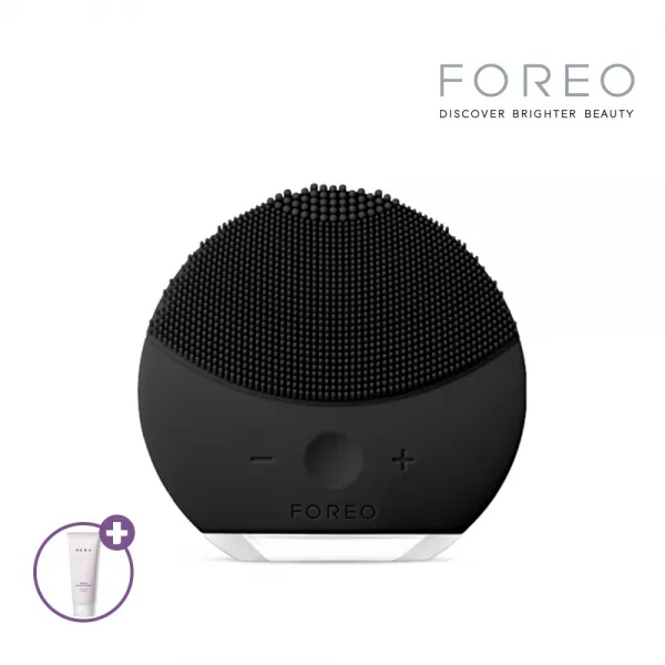 포레오 루나 미니2 블랙 진동클렌저 사은품증정 Foreo 공식판매처 국내발송 Luna Mini 2