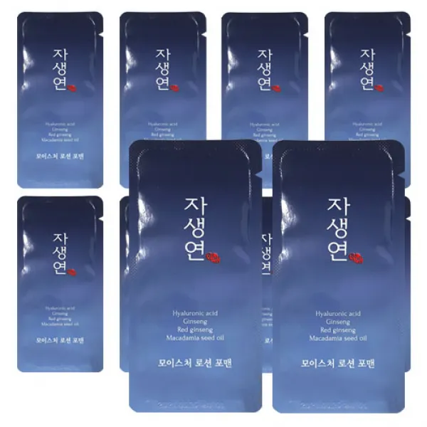 댕기머리 자생연 모이스처 로션 포맨 일회용 파우치 10개 3ml