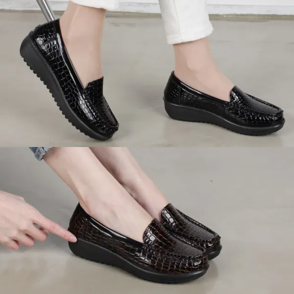 강북오빠 M331 통굽 기본 단화