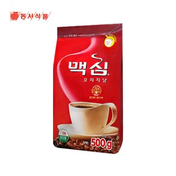 리필용 500g오리지날원두커피부드러운향nvyaji 43055알맹이커피가정용맥심탕비실용 단일상품 단일상품