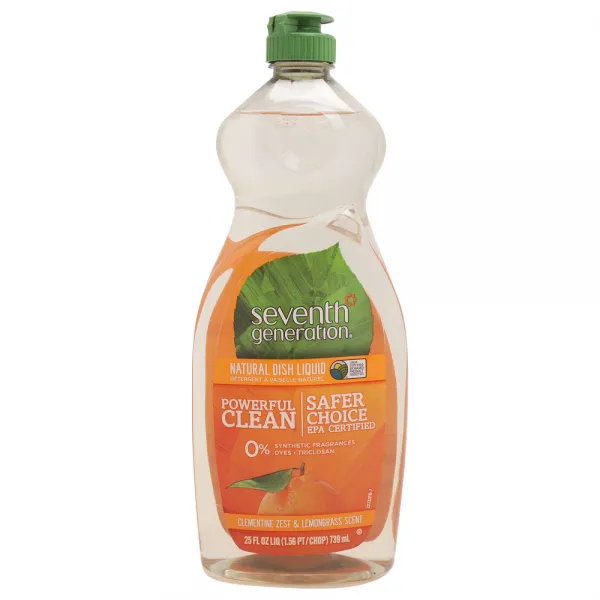 Seventh Generation 천연주방세제 레몬그래스 & 클레멘타인, 739ml, 1개