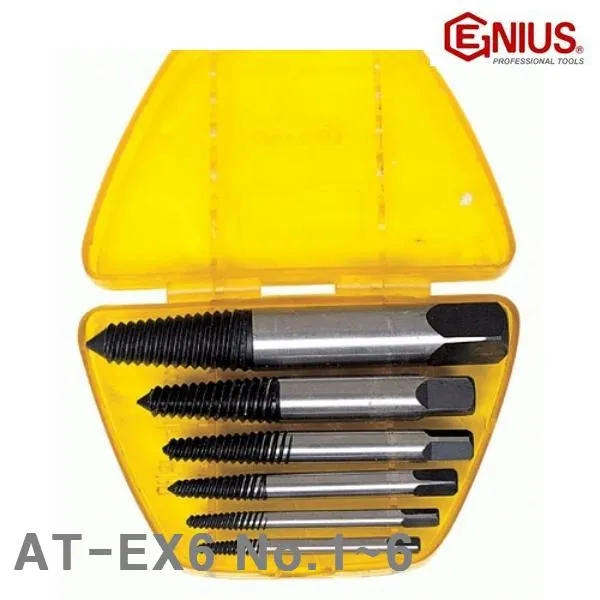지니어스 6pcs 히다리탭 At Ex6 No.1 6 반대탭 Set 