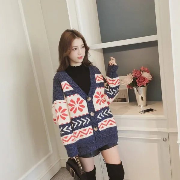  마마루시아 여성 니트 가디건 Xb62