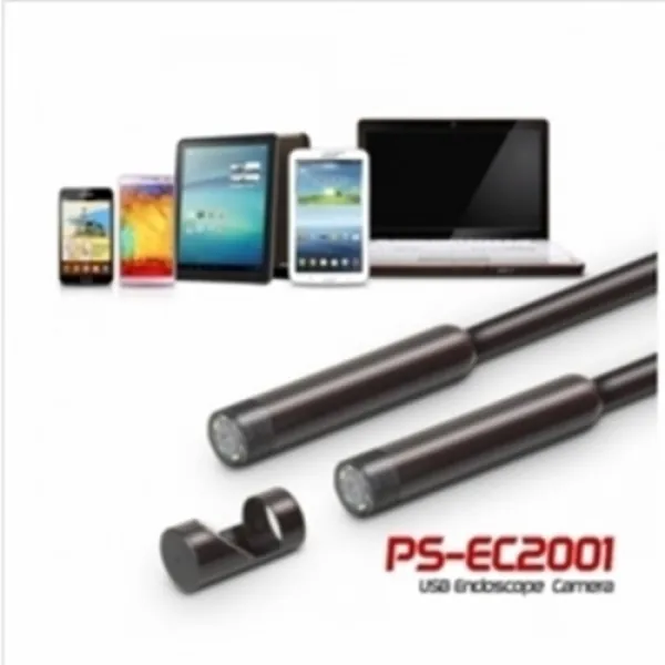 프레젠샵 Ps Ec2010 스마트폰 Usb 내시경카메라 10m 블랙 1개