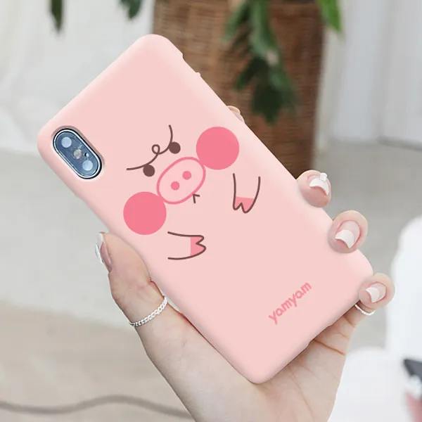 LG X400 K121 엘지 엑스400 전용 황금돼지~ 아기돼지 표정 슬림 하드 휴대폰 케이스
