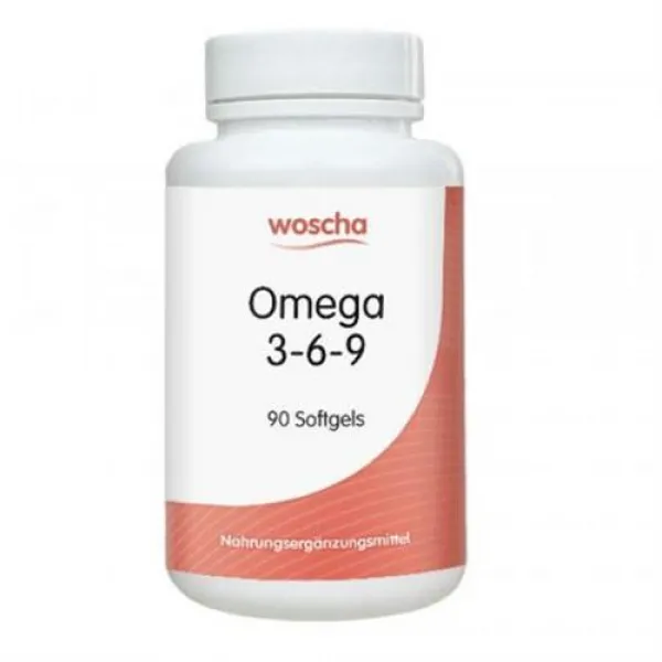 woscha Omega 3-6-9 90 Softgels (123g), 1, 분품선택