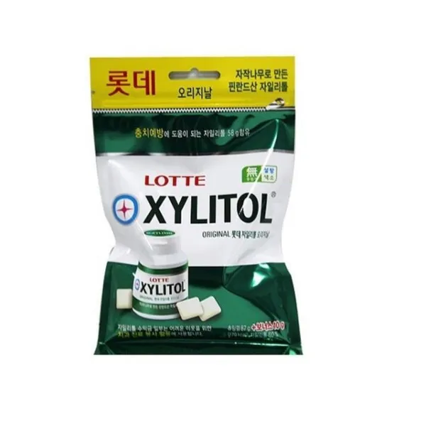 롯데자일리톨 오리지날 껌 리필, 97g, 6개