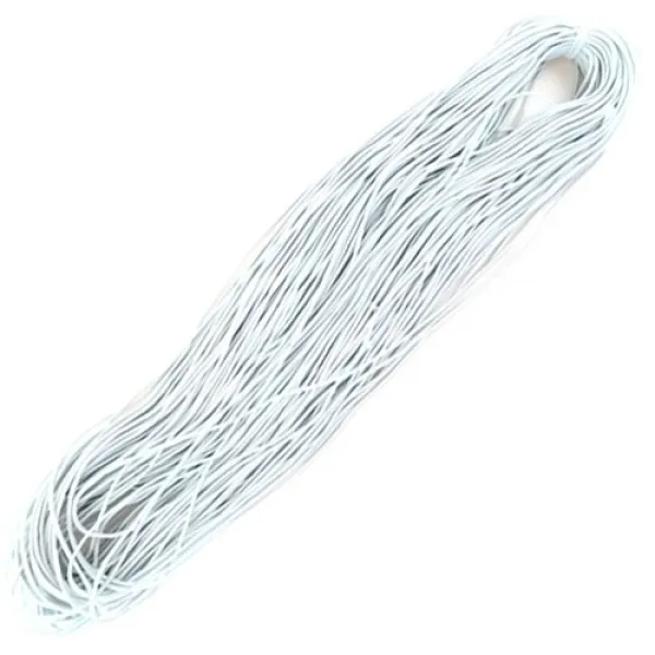 attizone 둥근고무줄 칼라고무줄 타래고무줄 탄성끈, 가는 둥근고무줄(2mm)-흰색