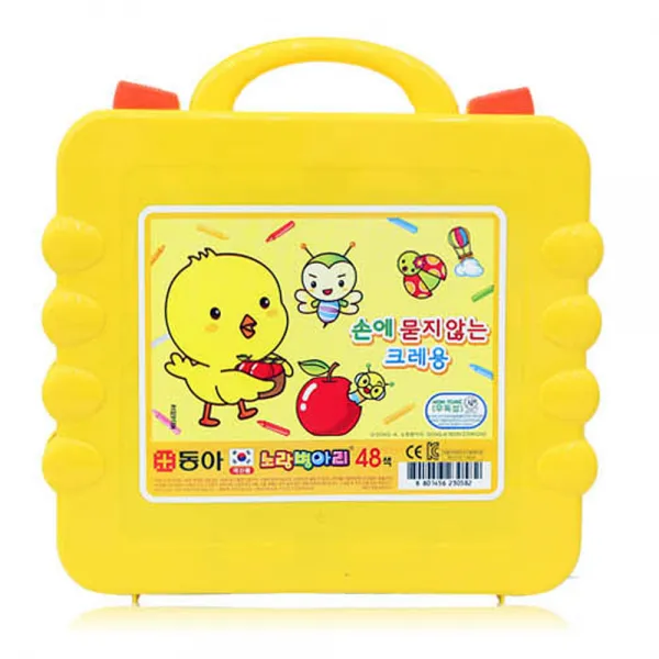 팬시모아 동아 노랑병아리 크레용 크레파스, 48색
