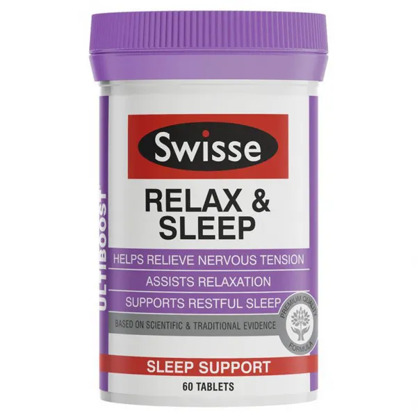Swisse Ultiboost Relax & Sleep 60 Tablets, 1개