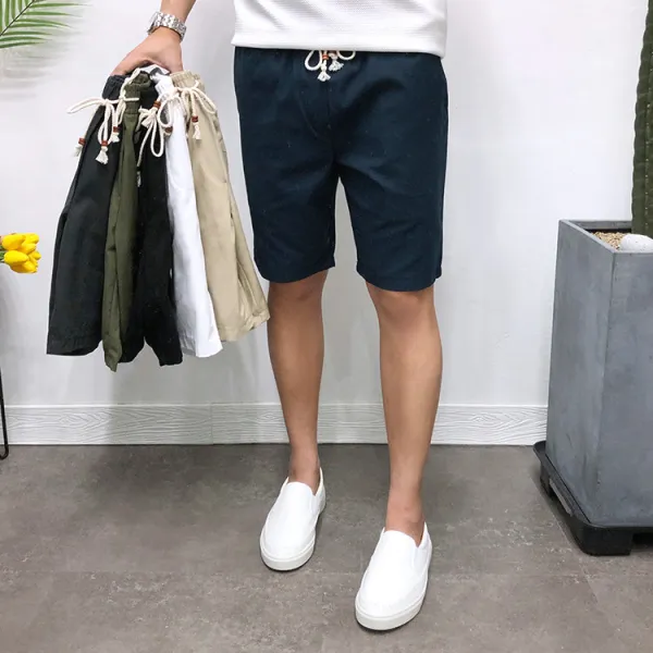 애드매이브 면 세미핏 밴딩 반바지 6color M~5XL 빅사이즈까지