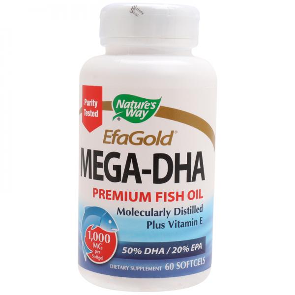 Nature's Way 메가-DHA 1000mg 소프트젤, 60개입, 1개