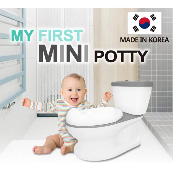 경화 마이 퍼스트 미니 포티 유아변기, 화이트+그레이