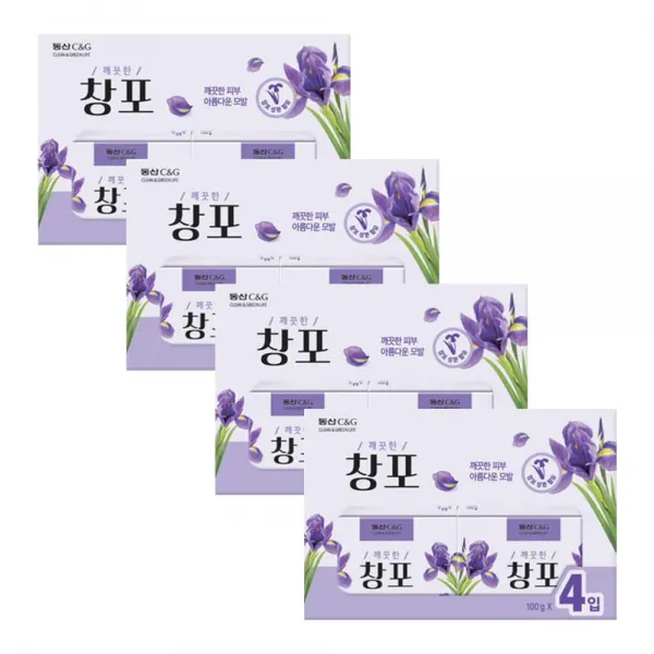 동산 창포비누 100g 4개입 X 4개, 단일상품