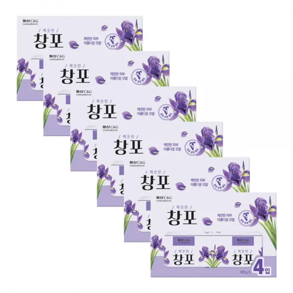 동산 창포비누 100g 4개입 X 6개, 단일상품