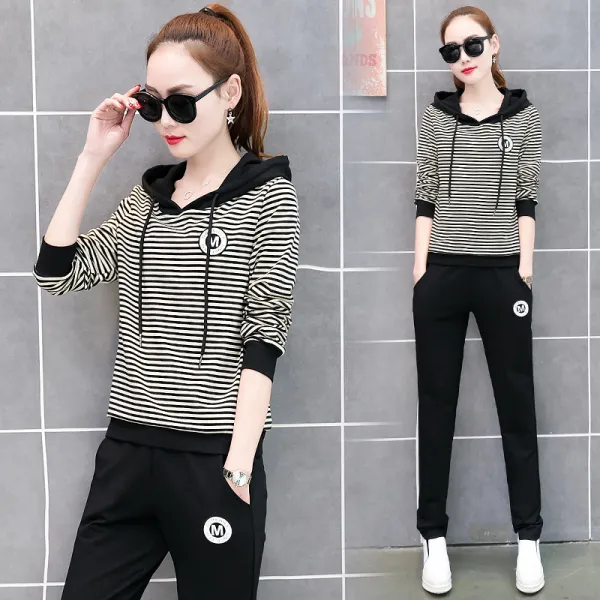 Qterra 산타 여성 트레이닝 세트 캐주얼 운동복 츄리닝 상하의 Bw0115 Bbs10