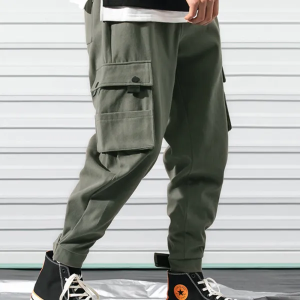  제로의옷장 남성 주머니 밴딩 카고팬츠md0115h03