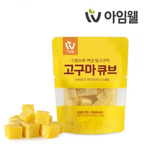 아임웰 스팀 한입 밤고구마, 100g, 10개