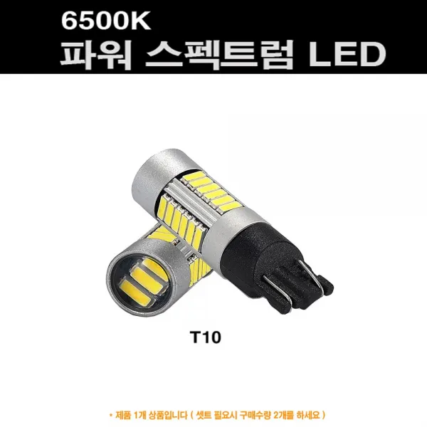 T10 전방 미등 LED전구 T15 S25 후진등 LED후진등 P21 싱글 시그널등 더블 시그널 램프 LED깜빡이 전구, T10(미등) 스펙트럼, 1개