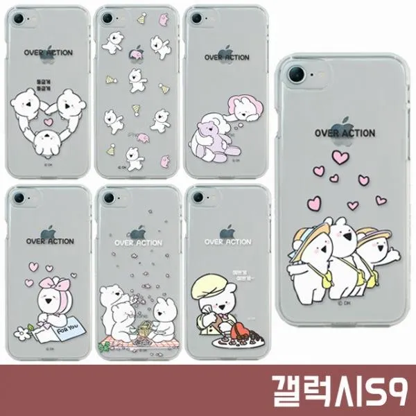 갤럭시s9 G960 정품 오버액션 토끼 시즌2 젤리 케이스
