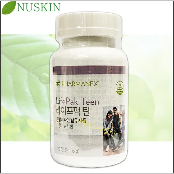뉴스킨 라이프팩 틴 성장기 청소년 종합 비타민 1개