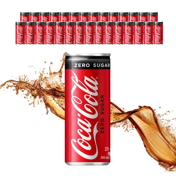 코카콜라음료 [본사직영] 코카콜라 제로 250ml (30캔), 30개