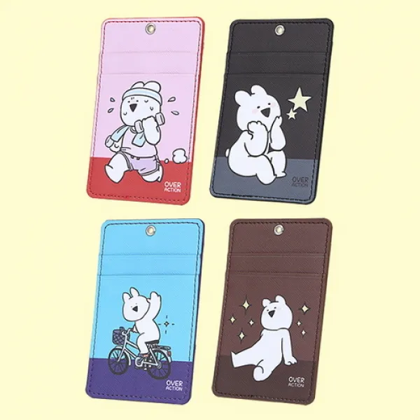  바보사랑 오버액션토끼 카드지갑 기본형 파우치