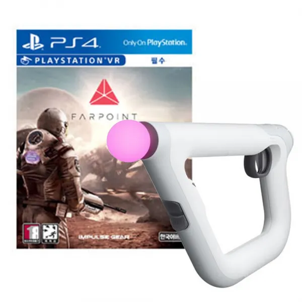 PS4 파포인트 한글판 VR 슈팅컨트롤러 번들팩., 1개, 파포인트 VR슈팅컨트롤러 번들팩