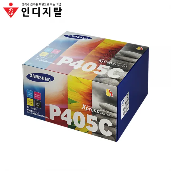IN 삼성정품토너/CLT-P405C/K405S/C405S/M405S/Y405S, 삼성_CLT-P405C_패키지, 1개