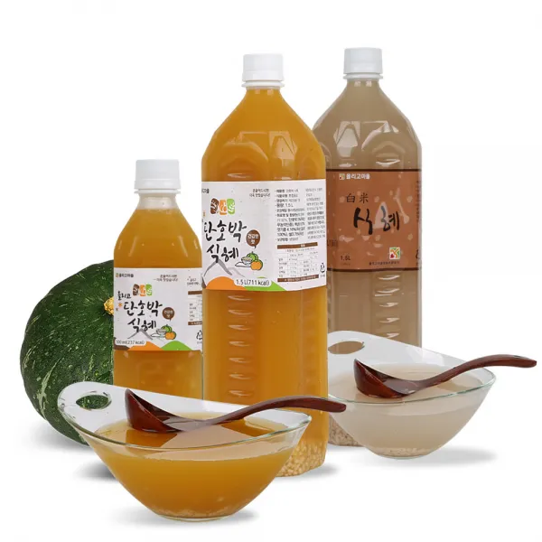 우리네농산물 백미단호박식혜세트(백미1.5L+단호박1.5L+단호박500ml), 1box, 3.5L