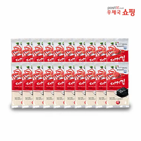 우체국쇼핑 바다향가득 대게김 도시락김 선물세트 4g*20봉 20봉 4g