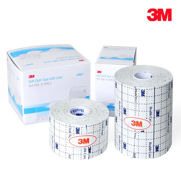 3M 부드러운 천 반창고 (2764) 10cm X 10m 1개