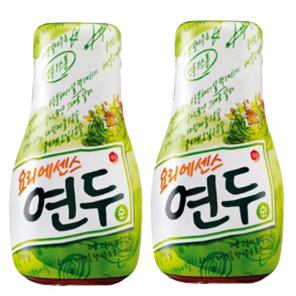 브라더스 샘표 연두 담백한맛 요리에센스 2개 (320g*2개)[조미료 양념 소스], 320g