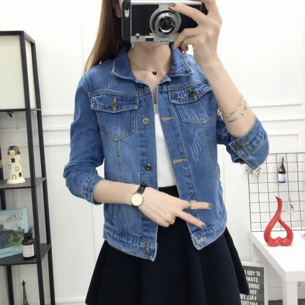 [유니쿰] 여성 청자켓 데님 BO28