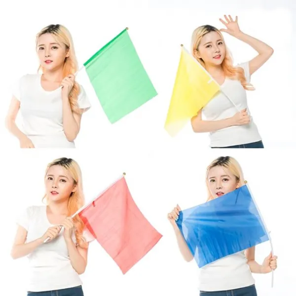 청기백기 T5D 파티용품기타 나팔 응원깃발 20개묶음, 옐로우, 1개