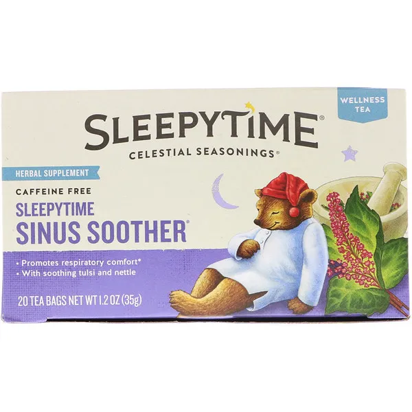 셀레셜시즈닝스 슬립타임 사이너스 수터 웰니스 티 무카페인 1.8g 20개입