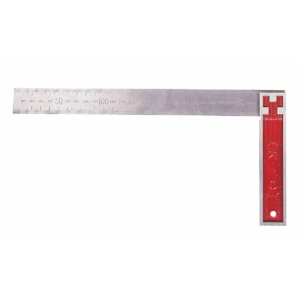 갑구 눈금 알루미늄 직각자 9인치 200mm_(1EA), 개
