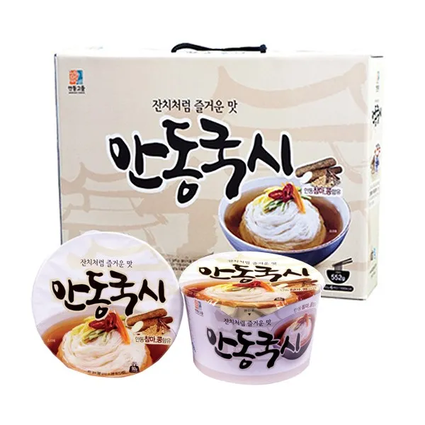 탁촌장 진한 멸치국육수 전통 안동국시 잔치국수, 92g, 6개입