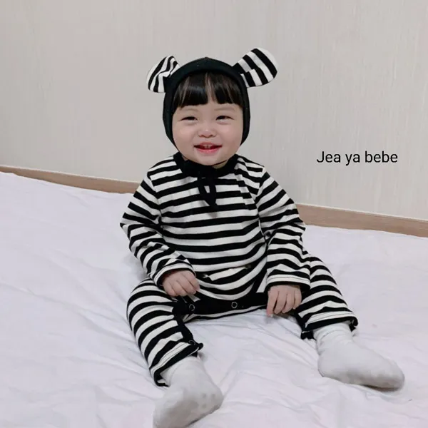 JM 유아 바디슈트 재야19SS -단가라반달곰슈트세트